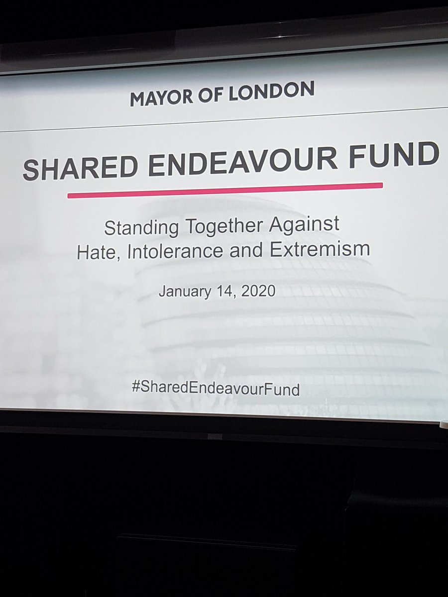 Standing room only for Mayor's #SharedEndeavourFund. Great to see some many groups #standingtogether