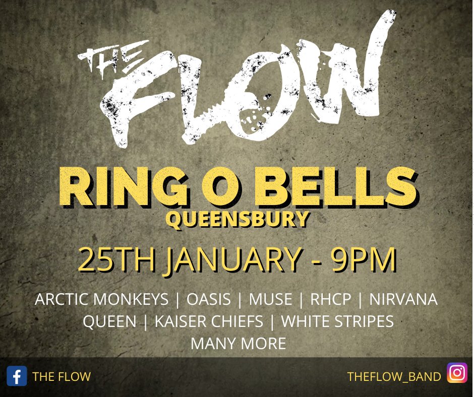 rock2theflow's tweet image. Playing at The Ring O Bells (Queensbury) on the 25th January from 9pm.

Be great to see you there!

#LiveMusic #Bradford #Queensbury #Oasis #ArcticMonkeys #Muse #Queen 

@mattcbrad

@ItsInBradford

@Bradford_Gigs

@Yorkshire_Gigs