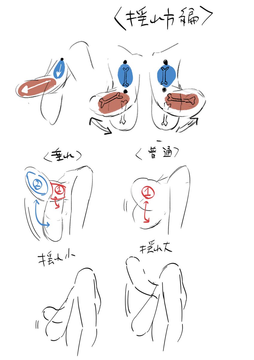 個人的お勉強メモですが、一人でも多くの垂れ乳クリエイターの一助になれば、、 