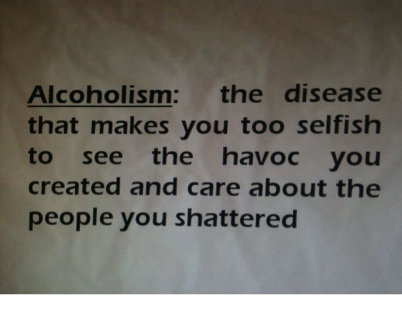 Are Alcoholics Selfish?