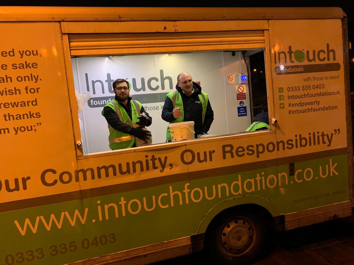 MCPEnviroLLP's tweet photo. Last night our team at MCP supported a local charity (@Intouchbradford ) street soup kitchen. We served over 68 meals on the night and supplied and handed out hats and gloves to the service users. #volunteering #supportingourlocalcommunity https://t.co/zJLWrzX6hu
