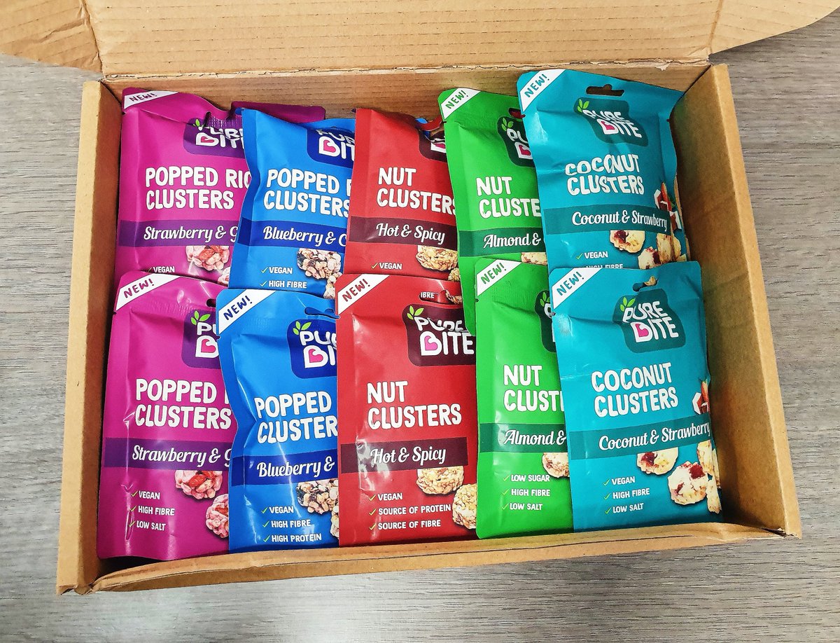 Thanks to <a href="/pt_today/">PT Today</a> for featuring <a href="/purebite/">Pure Bite</a> which they love. They say; "So far we have tried the Hot &amp; Spicy Nut Clusters, which were deliciously more-ish! They really filled a savoury snack-sized hole mid-afternoon in the office. Perfect for when you need a quick fix." #pttoday