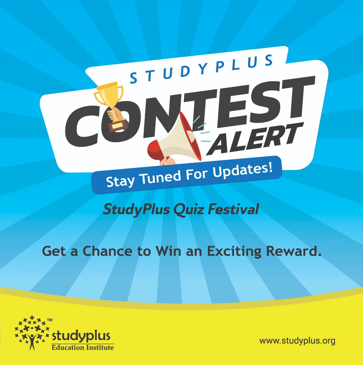 InstiStudyplus's tweet photo. We can't keep calm because The StudyPlus Mathematics Quiz Contest is here with some Stunning Prizes for the Lucky winners.

Hurry Up &amp; Visit the nearest StudyPlus Institute's Branch and get your question paper to solve.
.
https://t.co/zQJvHHhVhB
.
#studyplus https://t.co/bp3uuJvE30
