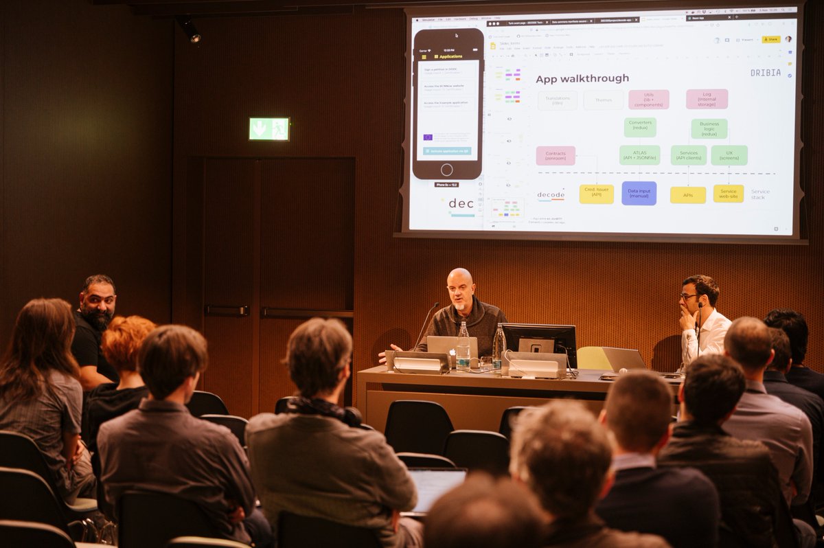 DECODE Tech Sessions now available online from <a href="/DyneOrg/">Dyne.org</a>! Learn about:

⚙️ Zenroom: smart contracts engine powering DECODE
📲 DECODE App: anonymous authentication for digital democracy
📤 Passport scanner: provides citizens with attribute-based credentials

decodeproject.eu/events/our-dat…