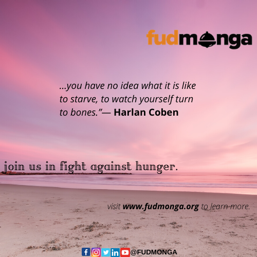 fudmonga's tweet photo. "...you have no idea what it is like to starve, to watch yourself turn to bones." ~ Harlan Coben #food #foodaid #fudmonga #hunger #stophunger #poverty #endpoverty #nigeria #africa https://t.co/icO7gtN4Dq