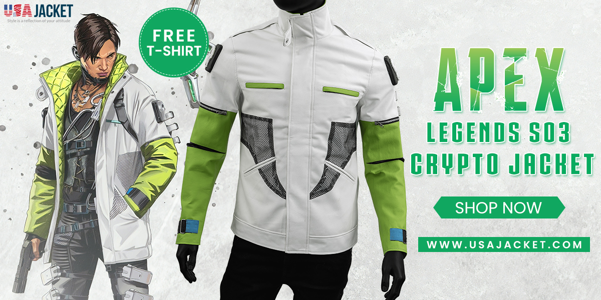 USA_Jacket's tweet photo. #USAJACKET #Newarrivals
shop #ApexLegends Season 03 Green and White Leather #Crypto Jacket!
Shop me: https://t.co/HHXRLSeSdo
1) Follow us!
2) Like and RT To Get a chance to win Cash price$50.
#Videogame #apexlegendsgame #shoppingday #Gamingjacket #TuesdayMotivation https://t.co/uyUVcltdjC