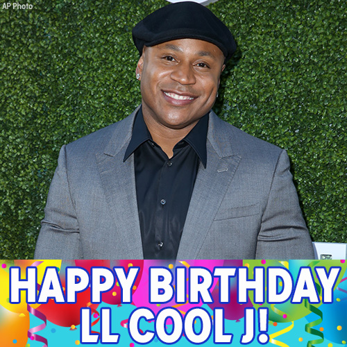 Happy birthday to hip hop legend and actor LL Cool J! 