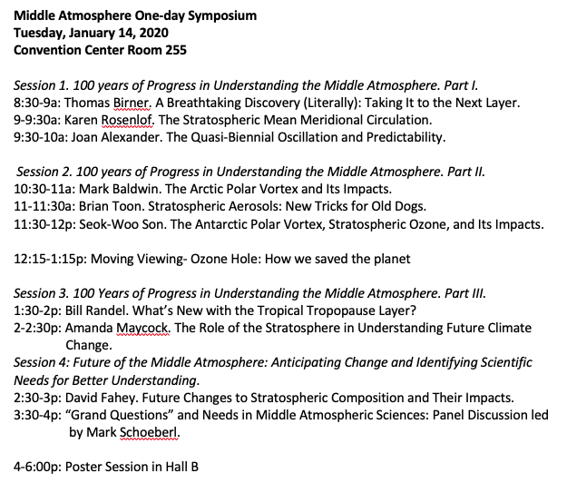 AMS Committee on Middle Atmosphere tweet media