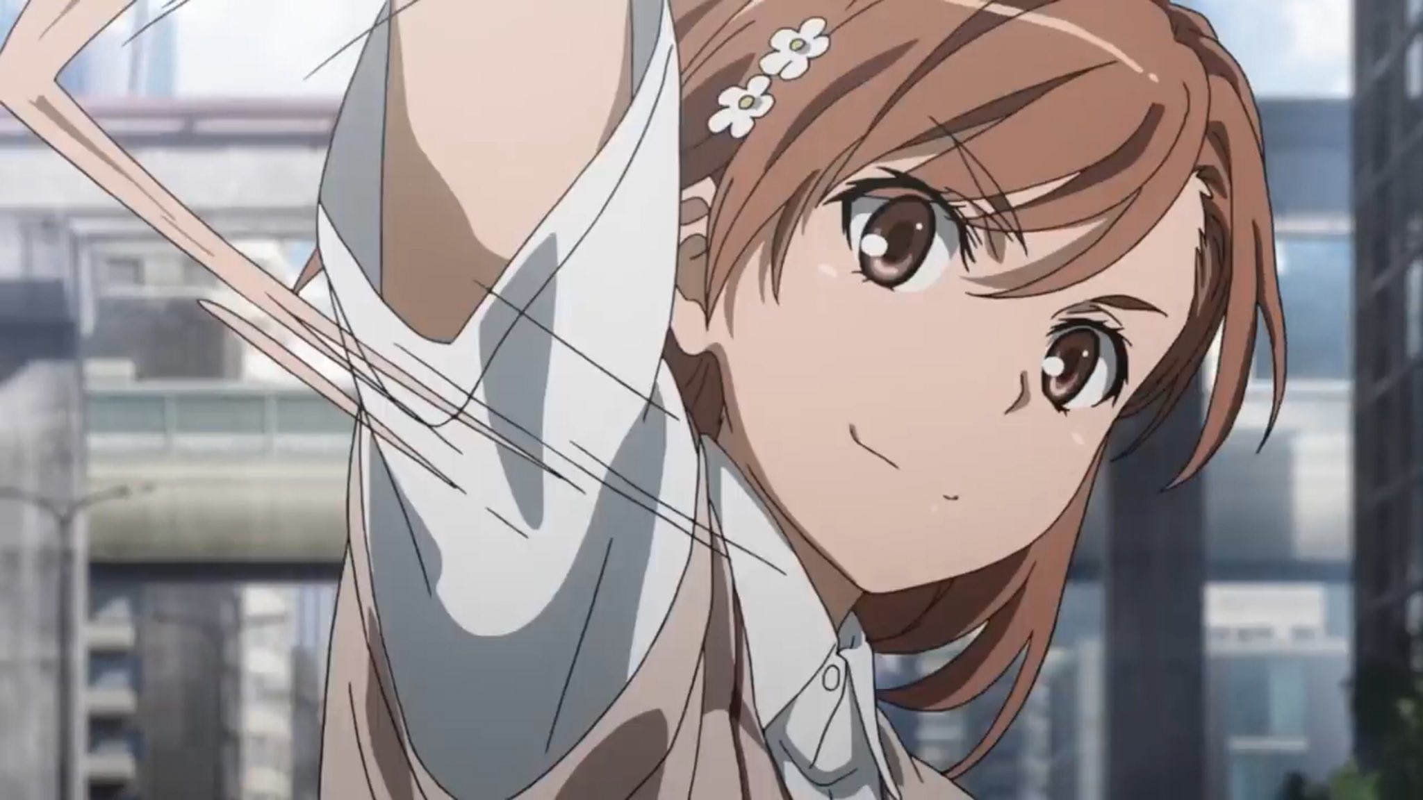 きりえ 超電磁砲tのopラストのレールガン撃つ前の美琴の一連の動きがかっこいい T Co U6pbgmnfpi Twitter