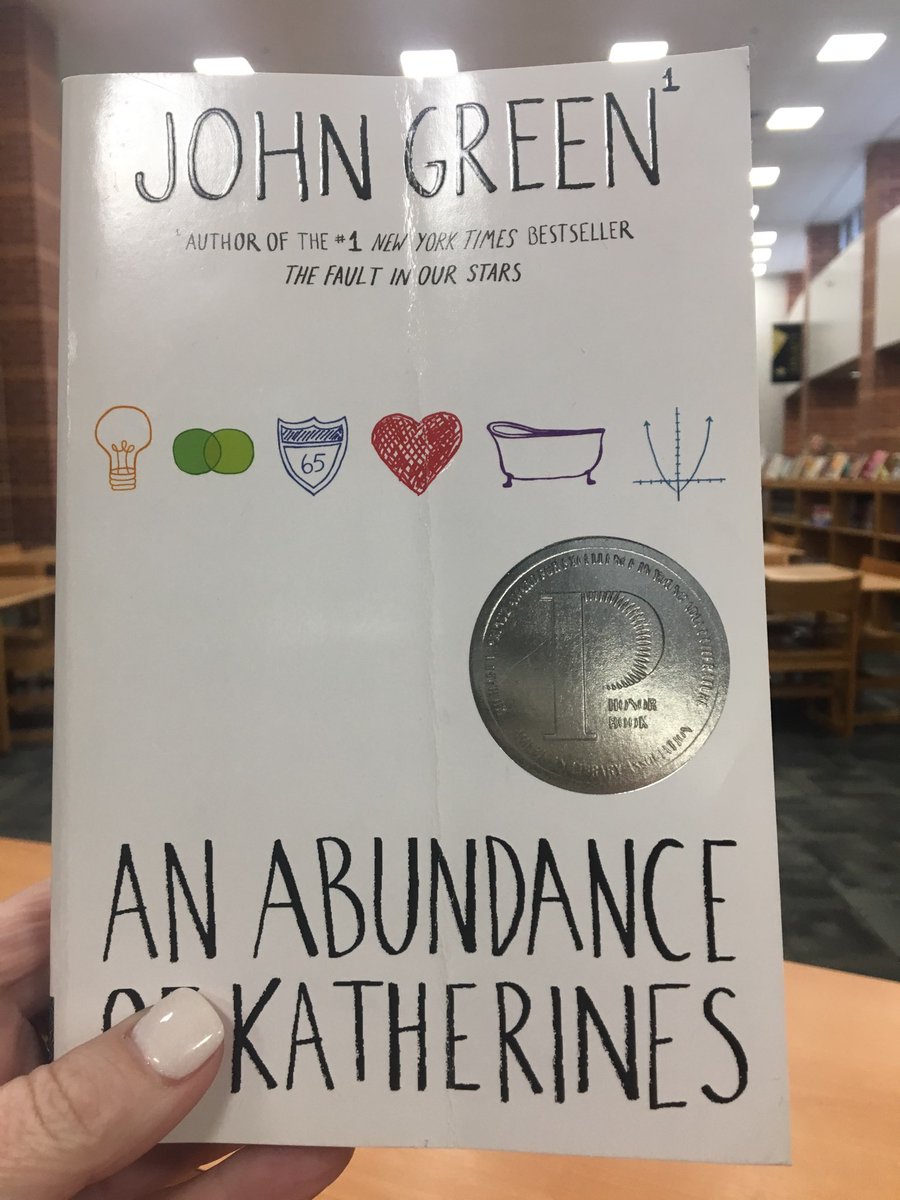 bulldogbookclub's tweet photo. Had a great meeting yesterday! We have so much planned for the rest of the year😊. Now we're beginning to read "An Abundance of Kathrines," by John Green📖. If you weren't able to make it to the meeting, please see Mrs. Watts! https://t.co/DWmW9LJxU3