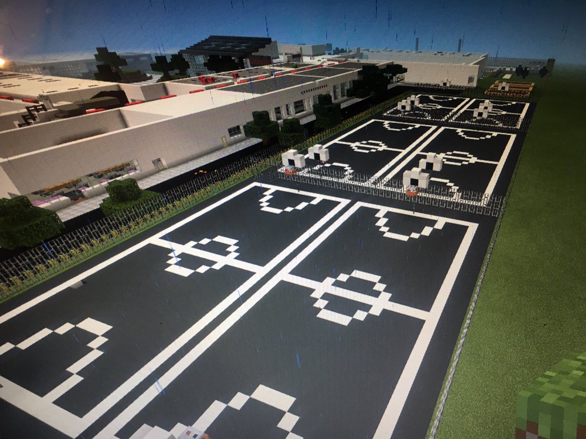 Thanks to <a href="/Gowriggle/">Wriggle</a> <a href="/gaughranian/">Ian Gaughran</a> and <a href="/beryl_wriggle/">Beryl Furlong</a> for your support with <a href="/PlayCraftLearn/">Minecraft Education</a>. Here are students building an interactive <a href="/lecheiless/">Le Chéile Secondary School</a> building. #MinecraftEdu