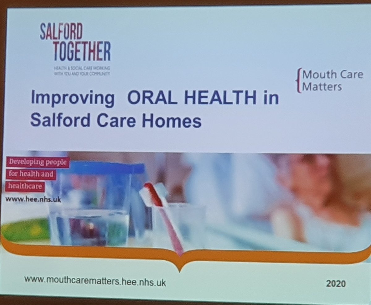 JeffNiel3's tweet photo. Bev Wasp is launching our Mouth Care Matters programme to improve oral care of residents in care homes
#SCHEP #SaferCareHomes @SaferSalford https://t.co/0M4eeHUogt