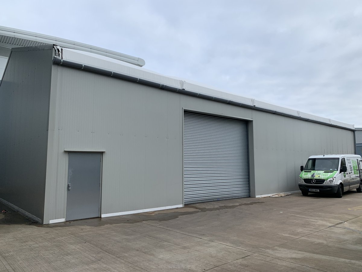 SmartSpaceBuild's tweet photo. “We bought the Smart-Space building to help us in a number of ways - the huge potential in terms of storage space, health and safety, cost savings, quality, efficiency – it’s more than a storage facility, it is a complete package” 
Norman Emery, Quartzelec #instantbuildings https://t.co/wvt0vr0sX8
