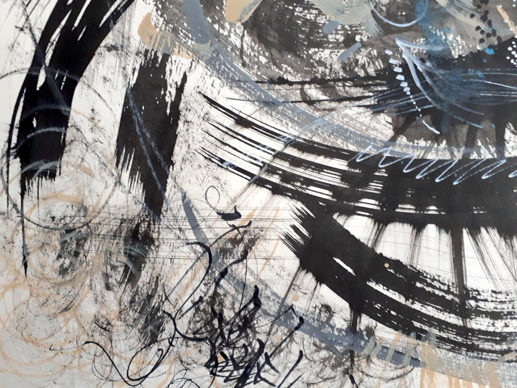 RavenesqueM's tweet photo. Second much larger #sound #drawing as the #wind grew stronger &amp; louder, feeling its energy. Hearing splintering &amp; cracking noises as powerful gusts ripped down our ailing pergola. #soundscape #stormyweather #artist #recordingsounds #markmaking #expressivemarks #energyofthestorm https://t.co/zdsIidjWPE