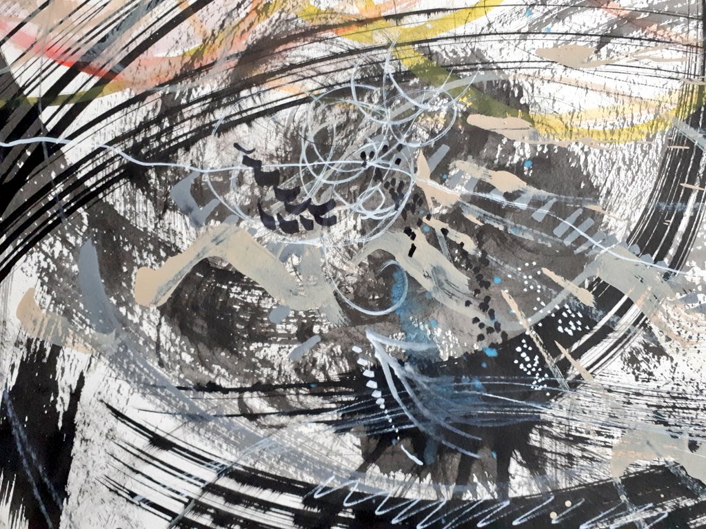 RavenesqueM's tweet photo. Second much larger #sound #drawing as the #wind grew stronger &amp; louder, feeling its energy. Hearing splintering &amp; cracking noises as powerful gusts ripped down our ailing pergola. #soundscape #stormyweather #artist #recordingsounds #markmaking #expressivemarks #energyofthestorm https://t.co/zdsIidjWPE