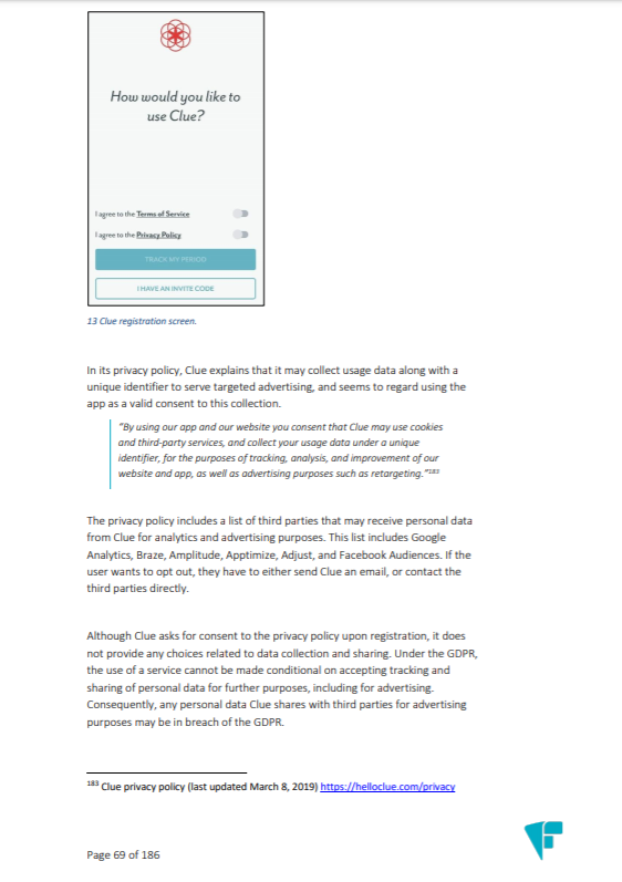 ElisaNedelec's tweet photo. Great take by @cSchmon @EFF about a new important report by Norwegian Consumer Council @Forbrukerradet. Read well if using #MyDays and #HelloClue apps as fertility/ovulation trackers. High privacy intrusion regarding your data: your health, your data!
https://t.co/1HSiuQ8kq8 https://t.co/2hCkcqoAfS
