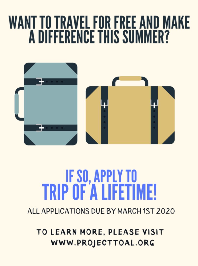 Only a month and a half till applications close. Make sure you get your applications in by March