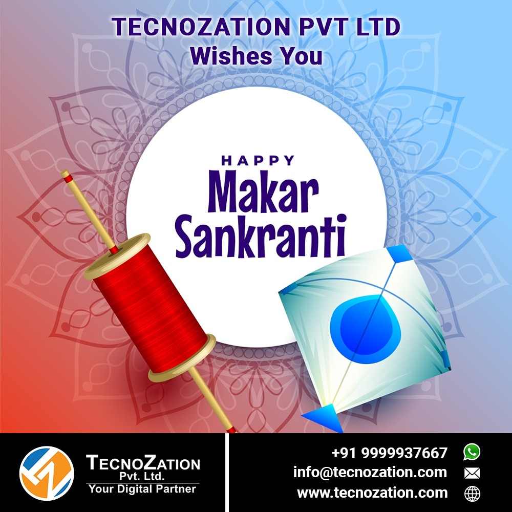 Tecnozation's tweet photo. Wishing that the rising sun of Makar Sankranti fill your life with bright and happy moments. Happy Makar Sankranti 2020! https://t.co/oVYqwCTAdP