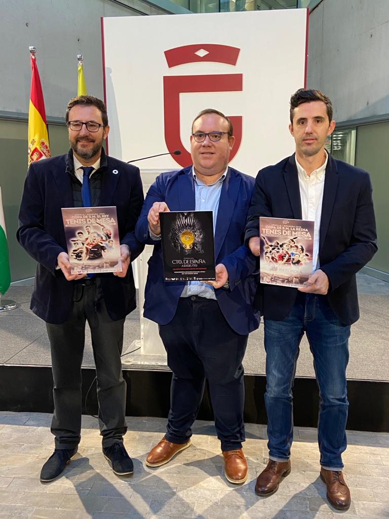 JMRuizReyes's tweet photo. ✅Presentación de los Campeonatos de España 🇪🇦 Absoluto y de las Copas SSMM Los Reyes que se celebrarán en #Armilla. 
"Granada quiere #tenisdemesa🏓". #EspañaTM20 @rfetm_tenismesa https://t.co/DrRboanYCc