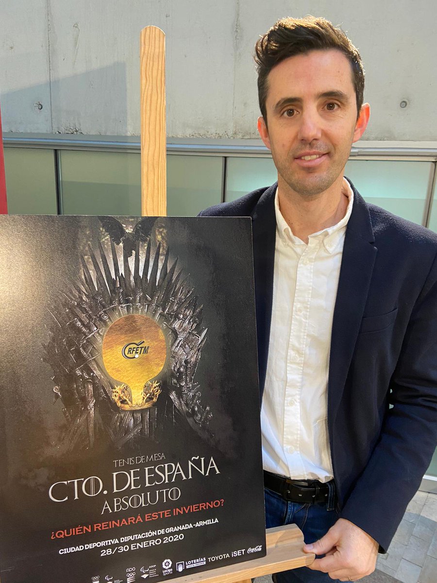 JMRuizReyes's tweet photo. ✅Presentación de los Campeonatos de España 🇪🇦 Absoluto y de las Copas SSMM Los Reyes que se celebrarán en #Armilla. 
"Granada quiere #tenisdemesa🏓". #EspañaTM20 @rfetm_tenismesa https://t.co/DrRboanYCc