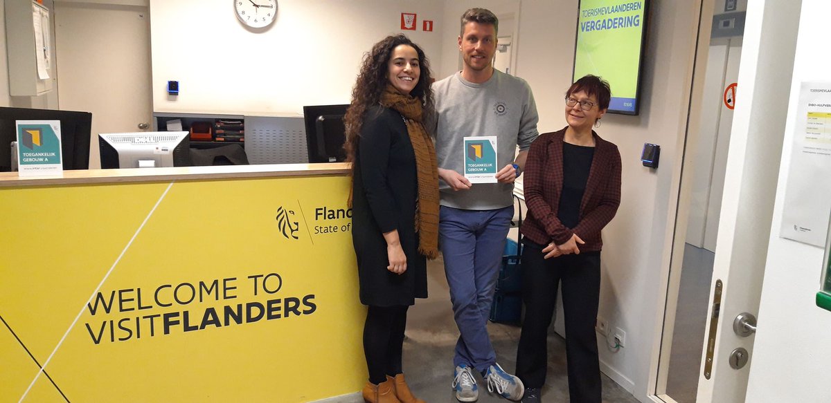 toerisme_vla's tweet photo. Het gebouw van Toerisme Vlaanderen aan de Grasmarkt @ Brussel behaalde eind 2019 het A-label toegankelijk kantoorgebouw van @Inter_toegvl. Daar zijn we heel trots op! We blijven streven naar toegankelijkheid, zowel voor medewerkers als bezoekers. Lees meer https://t.co/phQR04ffXl https://t.co/8HhgxEeYW8
