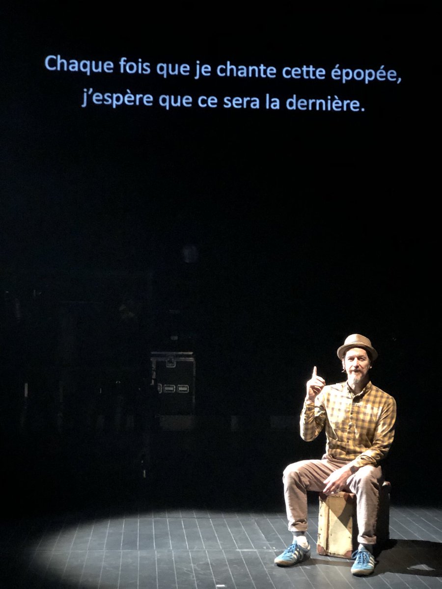 Tonight. Çe soir. #AnIliad @theatredurondpoint