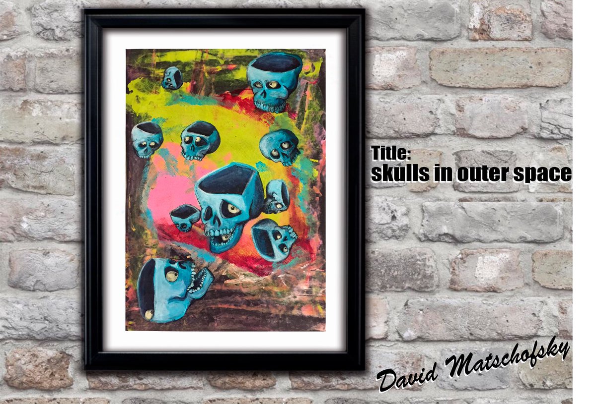 DavidMatschofsk's tweet photo. Helt nye malerier. malet med akryl
on Kardus paper painted with acrylic
#art #kunst #davidmatschofsky #popart #skulls #maleriertilsalg #acrylicpainting #bigartist #multiart #merelyddk #artwork #artgallery https://t.co/kPFrZHpcPV
