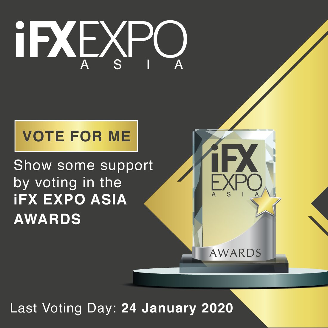 gold_itech's tweet image. Our CEO, Tom Higgins has been nominated for a &apos;Lifetime Achievement Award&apos;! Please support him by voting at the @iFXEXPO Asia website. See you in Macao next month! #Awards #forex #forextechnology #forexbrokers