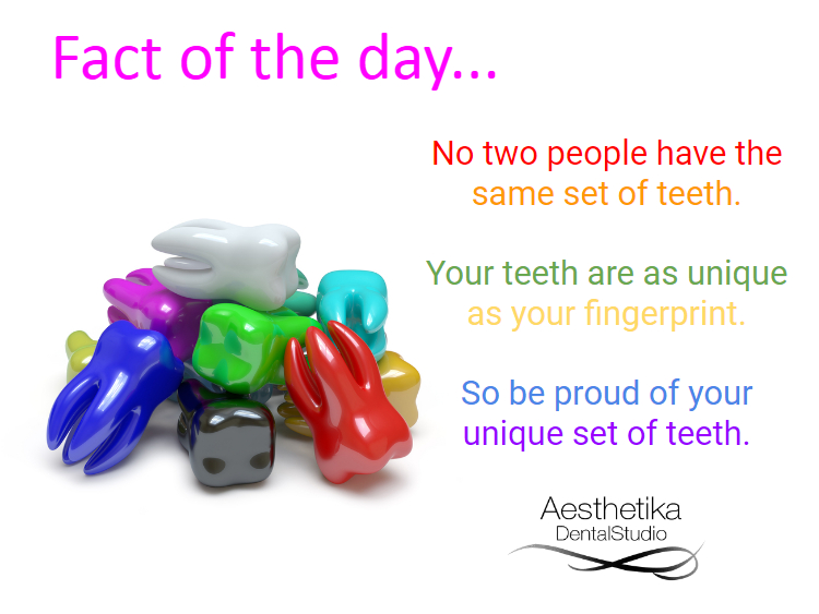 AesthetikaDS's tweet image. Your teeth are as unique as you! 

Like if you knew this fun fact. #factofthemonth #youarespecial #uniqueteeth #dentistryfacts #teethfacts #facts #implantdentist #orthodontist #dentalhealth #kingstondentists #Kingstonuponthames zpr.io/tm2AX