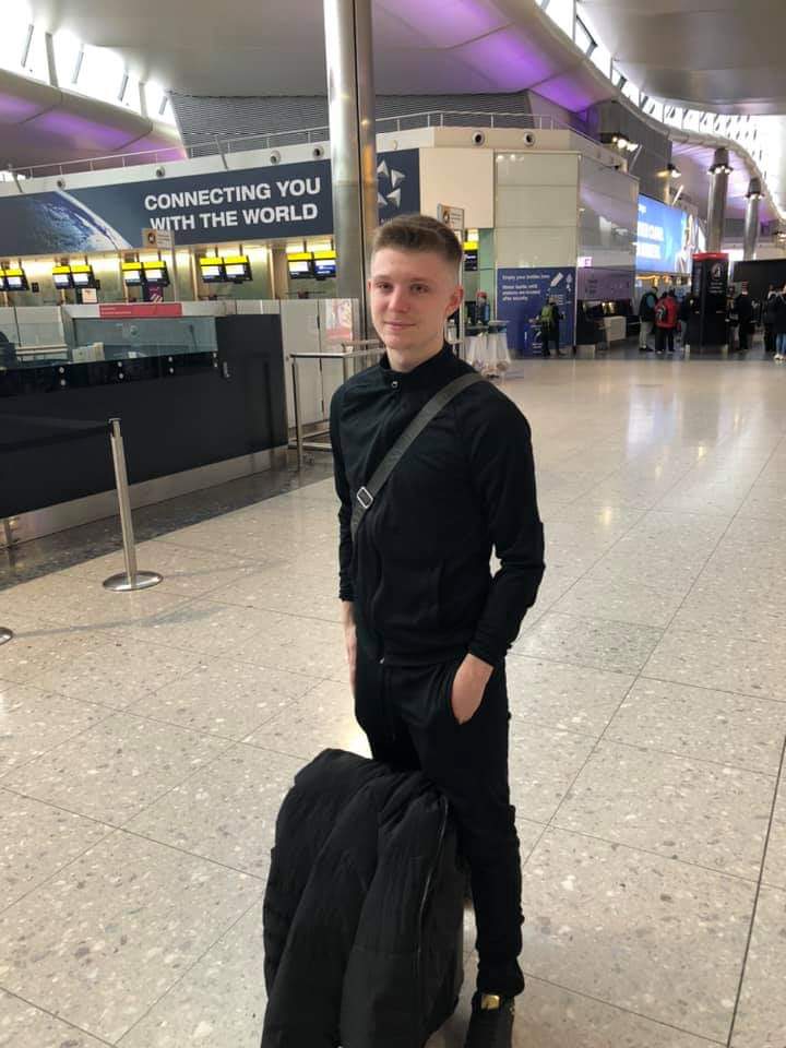 shazoconnell63's tweet photo. Jay on his way to Austria to play football for at least 6 months. Have the time of your life and we will see you in a month. Love you to the moon and back xxx https://t.co/QDvBvft2DL