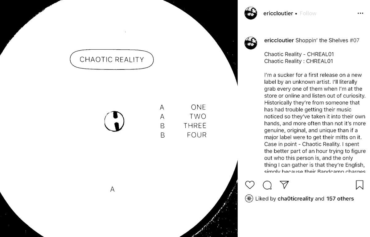 Very proud to receive a review in <a href="/eric_cloutier/">Eric Cloutier</a> Shoppin' the Shelves series! peep the post on IG 

instagram.com/p/B7OnpMtKpzk/