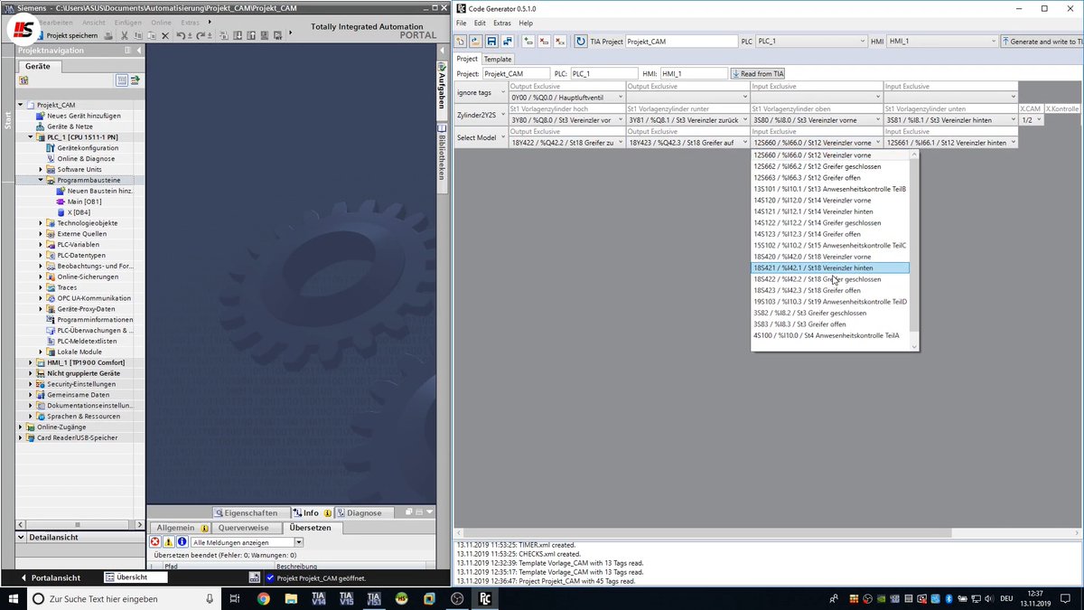 presseticker's tweet image. Code Generator für das TIA Portal pr-gateway.de/s/377673

#TIAPortal #S7 #CodeGenerator #Openess #