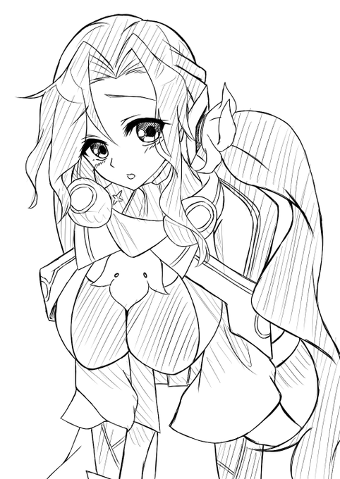 レンちの勇者服えっっっっっっっっていうことでざっくりと
そのうち清書して塗る(多分) 