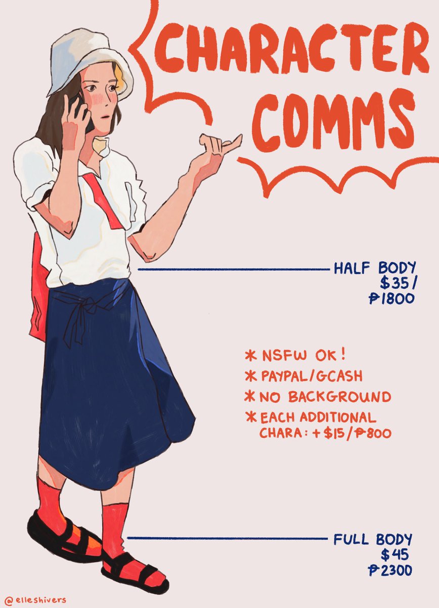i dunno where my last post for this went so im reposting! im open for character commissions because my cat is sick! i can draw your oc, dnd character, favorite anime boy/girl, or even just you. thank you in advance ☹️ 