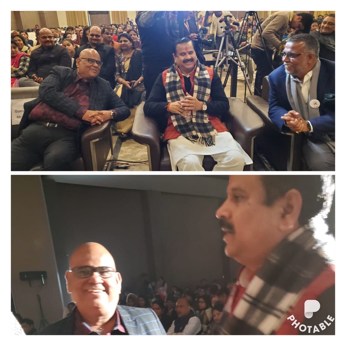 satishkaushik2's tweet image. It was great to hear Hon Minister of Jal Shakti UP Dr Mahendra Singhji @bjpdrmahendra. He is such a great orator. It was a spellbinding speech with  his knowledge of sanskrit , command over language and data’s at the #kunwar global school lucknow annual meet #rajeshsingh