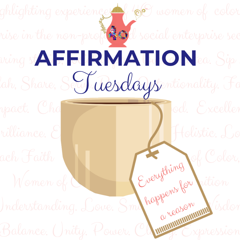 Thank you @samjoypratt of @KlickEngage for today’s #TeaAffirmationTuesdays. We can stare at that “mountain” & ruminate over what if’s & why’s or move forward and take every #YesAndNo as an addition to our ever evolving #tapestry. “Everything happens for a reason”. #SipOnThis ☕️