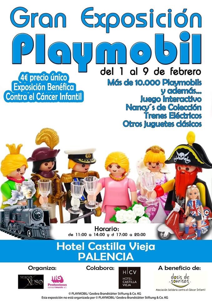 Si has sido fan (o todavía lo eres) de los #Playmobil, no te puedes perder la Gran #Exposición de Playmobil que se celebrará en nuestro #hotel del 1 al 9 de #febrero. Para #niños y mayores, un #plan divertido en #familia. ¡Ya puedes comprar tus entradas! bit.ly/2TtACGt