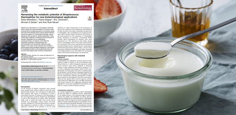 If you want to know more about the fascinating bacterium that transforms milk into yogurt, check out our latest review @Chr_Hansen 
sciencedirect.com/science/articl…