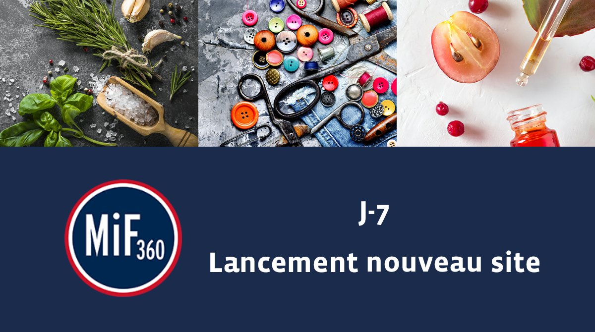 mif360's tweet image. J-7 avant lancement du nouveau site #mif360 !
Un site pour tous les acteurs et supporters du #madeinFrance 🇨🇵

➡️ Rendez-vous dans 1 semaine