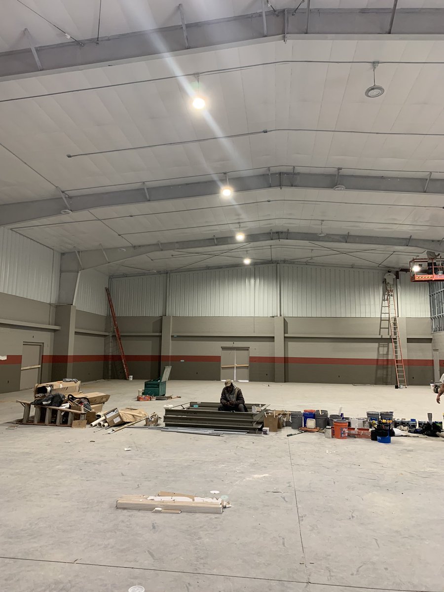 basnapp's tweet photo. More progress on our multi-purpose building @VBCGA. The gym and classrooms are taking shape. To God be all glory! https://t.co/RHebvnmBad