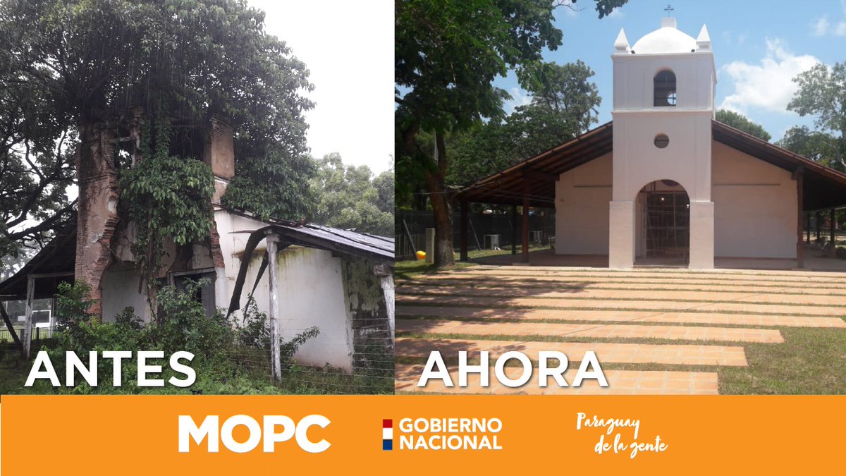 Yabebyry recupera hoy su templo San Francisco Solano, construido a  principios del siglo XIX. Estamos ejecutando trabajos de recuperación y  conservación de nuestros patrimonios para que más generaciones puedan  seguir disfrutando de