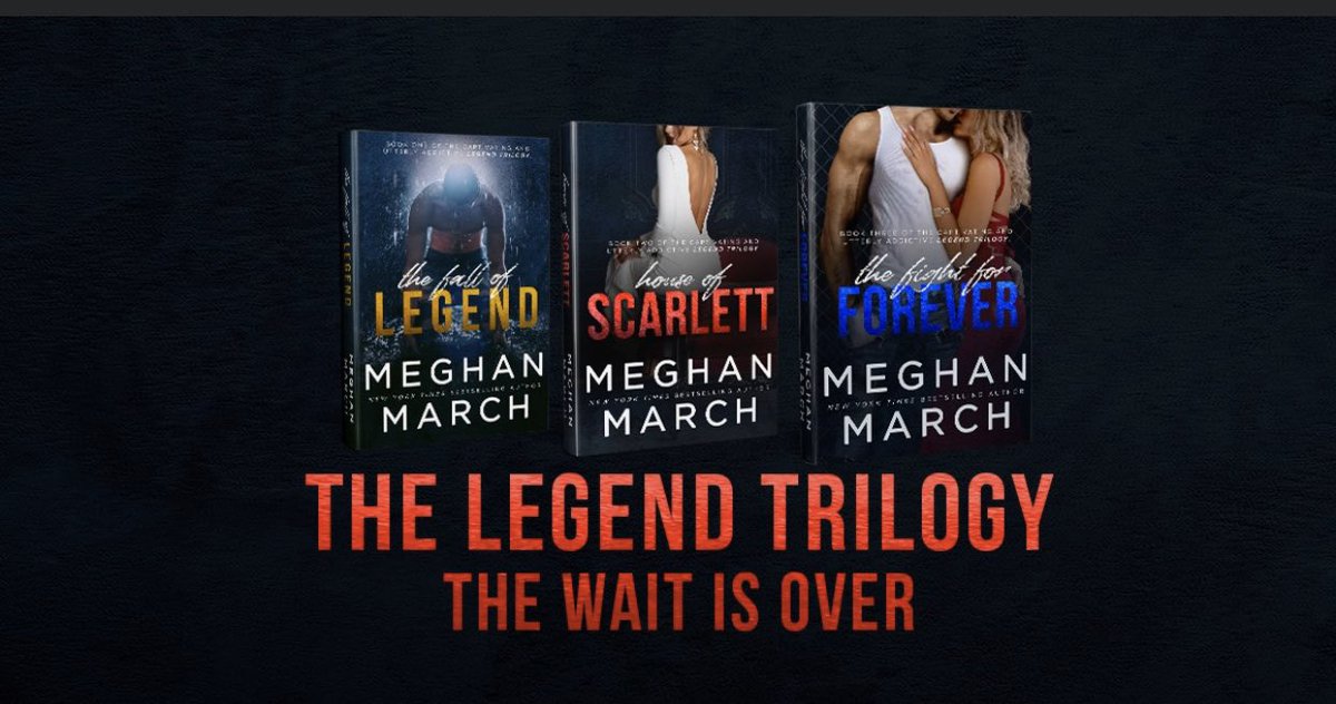 KeriLovesBooks's tweet image. 𝐓𝐇𝐄 𝐋𝐄𝐆𝐄𝐍𝐃 𝐓𝐑𝐈𝐋𝐎𝐆𝐘 by #MeghanMarch is COMPLETE!

💛 𝑻𝑯𝑬 𝑭𝑨𝑳𝑳 𝑶𝑭 𝑳𝑬𝑮𝑬𝑵𝑫
AMAZON: mybook.to/MMLegend

♥️ 𝑯𝑶𝑼𝑺𝑬 𝑶𝑭 𝑺𝑪𝑨𝑹𝑳𝑬𝑻𝑻
AMAZON: mybook.to/MMSCARLETT

💙 𝑻𝑯𝑬 𝑭𝑰𝑮𝑯𝑻 𝑭𝑶𝑹 𝑭𝑶𝑹𝑬𝑽𝑬𝑹
AMAZON: mybook.to/MMFight