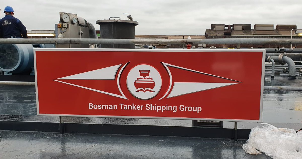 Dockmarks's tweet image. Op MTS Neckartal hebben we diverse #scheepsborden met geanodiseerd aluminium #framewerk geplaatst.
#binnenvaart #sign #reclame #borden
