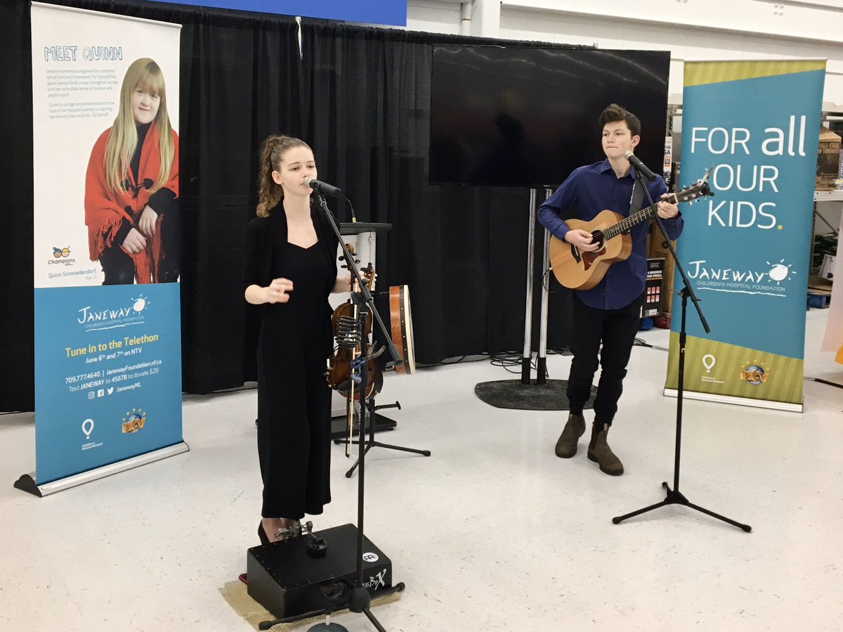 We are so honoured to be here at the Janeway Champion Chilld launch. Janeway Children's Hospital Foundation, <a href="/ConwayFamMusic/">Conway Music</a> <a href="/NTVNewsNL/">NTV News</a> <a href="/JanewayNL/">Janeway Children’s Hospital Foundation</a> <a href="/WalmartCanada/">Walmart Canada</a> , <a href="/bethpenneyNL/">Beth Penney</a>