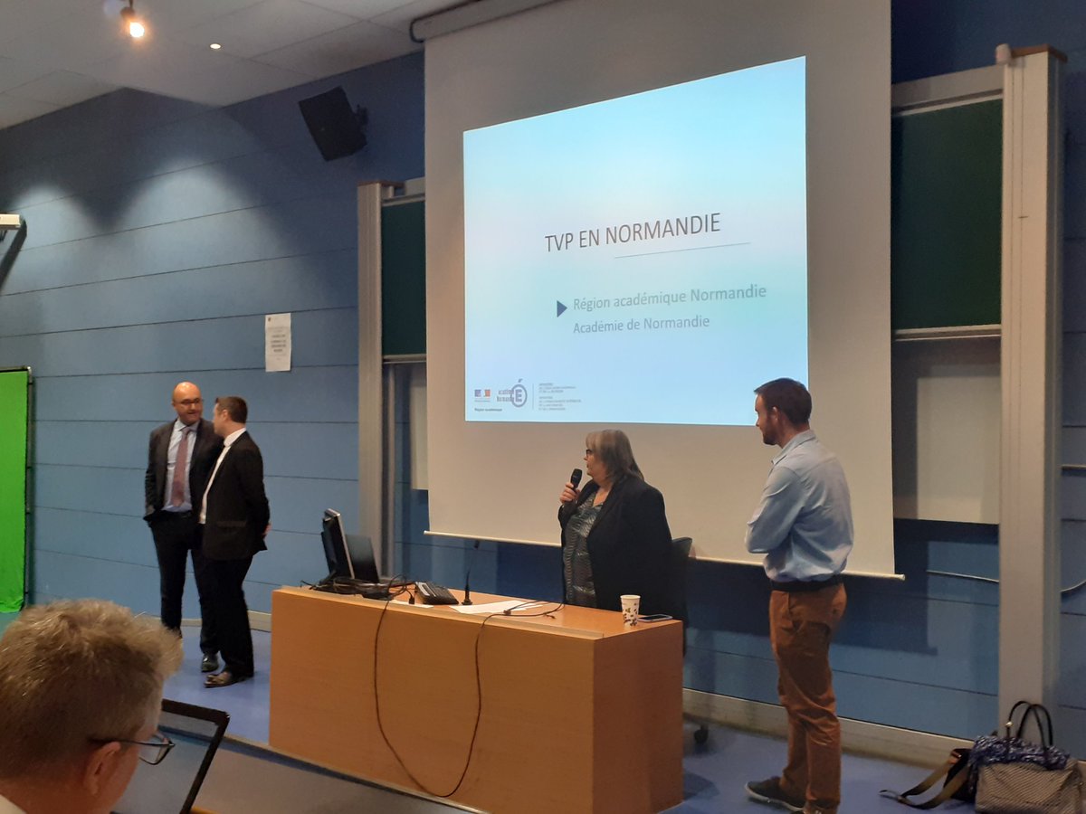 RESTAUnormandie's tweet photo. Séminaire Normand #voieprofessionnelle #chef_d_oeuvre @ac_normandie @DraneNormandie 
@DafpicNormandie
Présentation des outils numériques et du site TVP en Normandie 
https://t.co/HGPIqJ6EnZ https://t.co/mg2lUBLiHK
