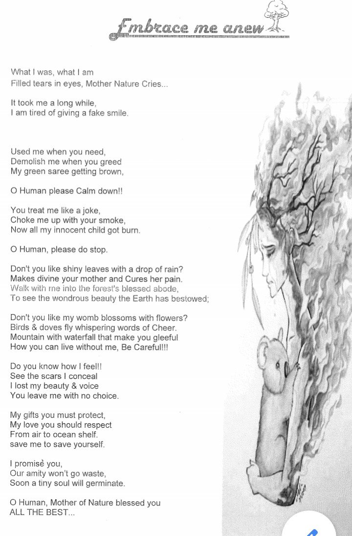 GudulEr's tweet image. Tribute to the renowned Poet Kaifi Azmi🙏
A English poem..A Small try.. 
If any mistake,pardon me. 
#Climateissue 
#Savenature
#Save yourself