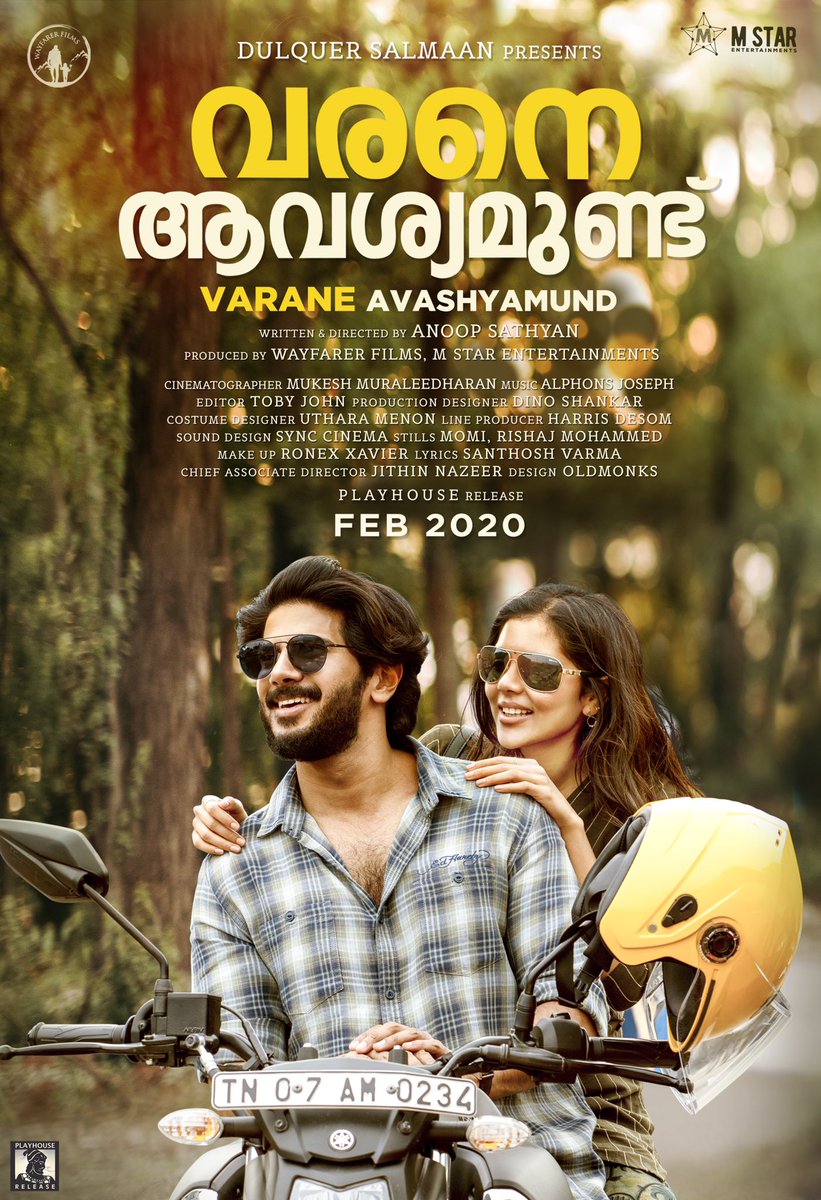 dulQuer's tweet photo. Setting off on a super fun ride with @anoop_sathyan, Suresh Gopi sir, Shobhana Maam and @kalyanipriyan ! #VaraneAavashyamund is a sweet and heartwarming film that will put a smile on your face. @DQsWayfarerFilm #MStarCommunications https://t.co/aj80RWu48d