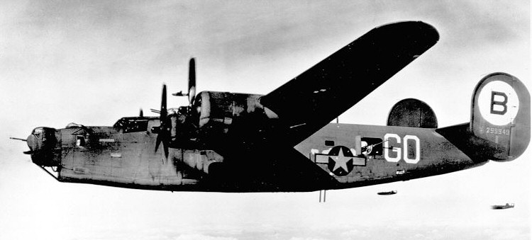 Yehudi lights were used on B-24 Liberator bombers (pictured) from 1943