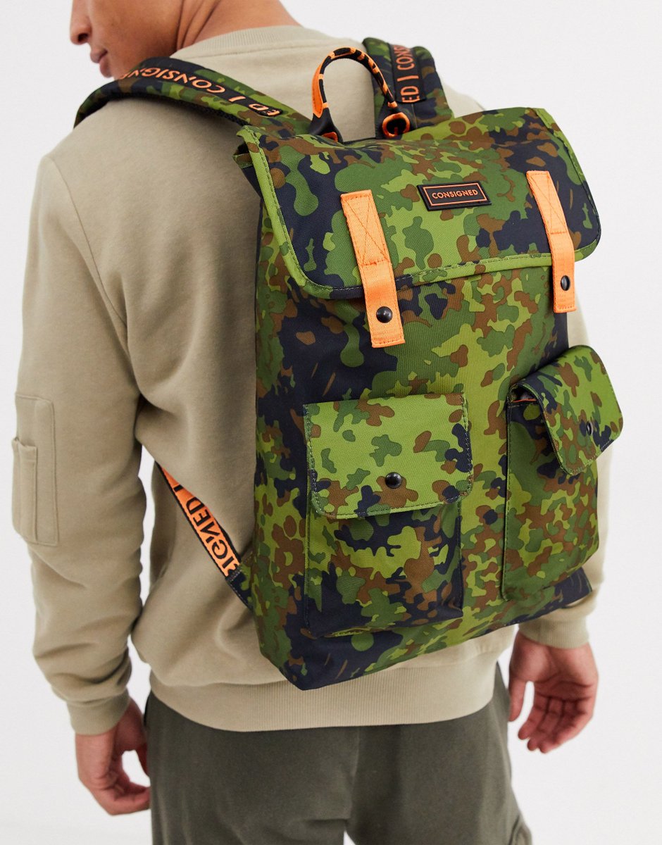 theconsigned's tweet image. Catch the camo with this exclusive design, only available on Asos.