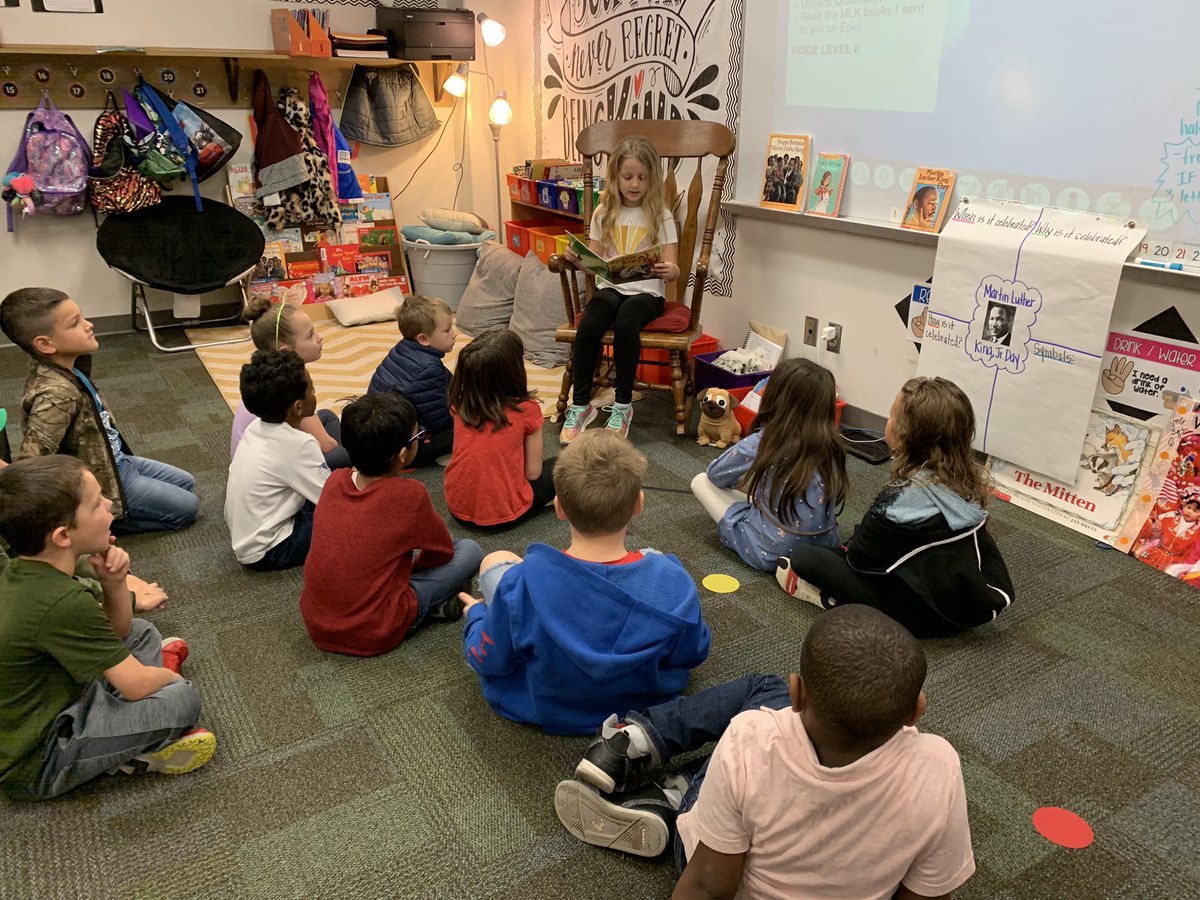 My heart is always so happy when former students come back to read to my first graders!  @GCISDHumanities <a href="/BCEFirst/">BCE First Grade</a>